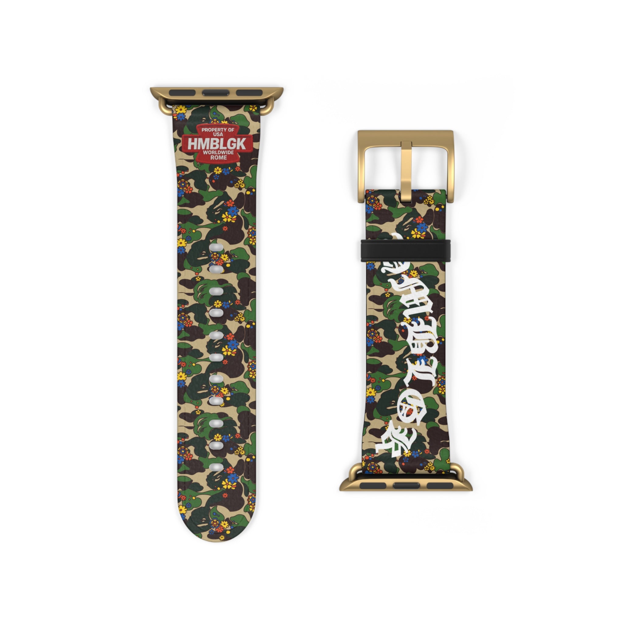 Blackletter Camouflage Watch Band
