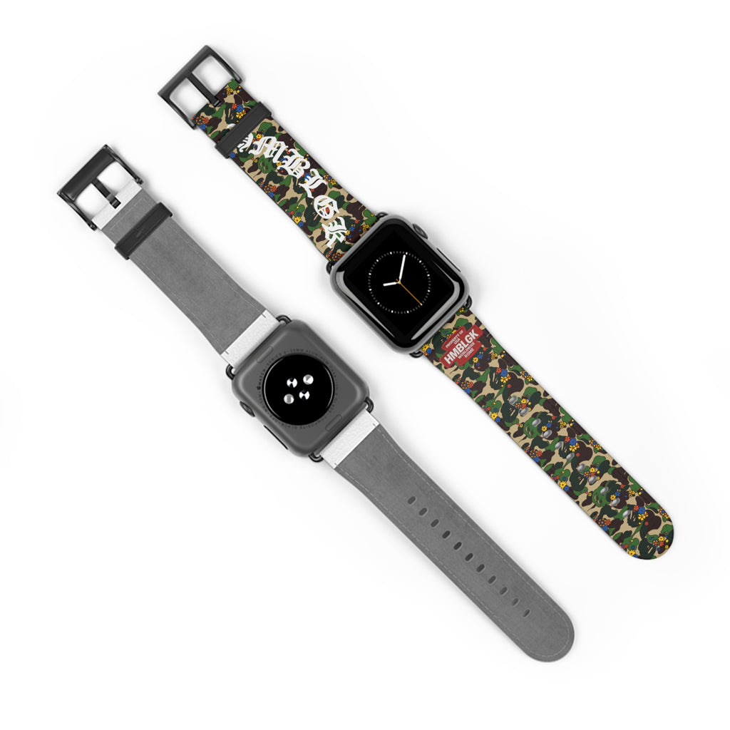 Blackletter Camouflage Watch Band