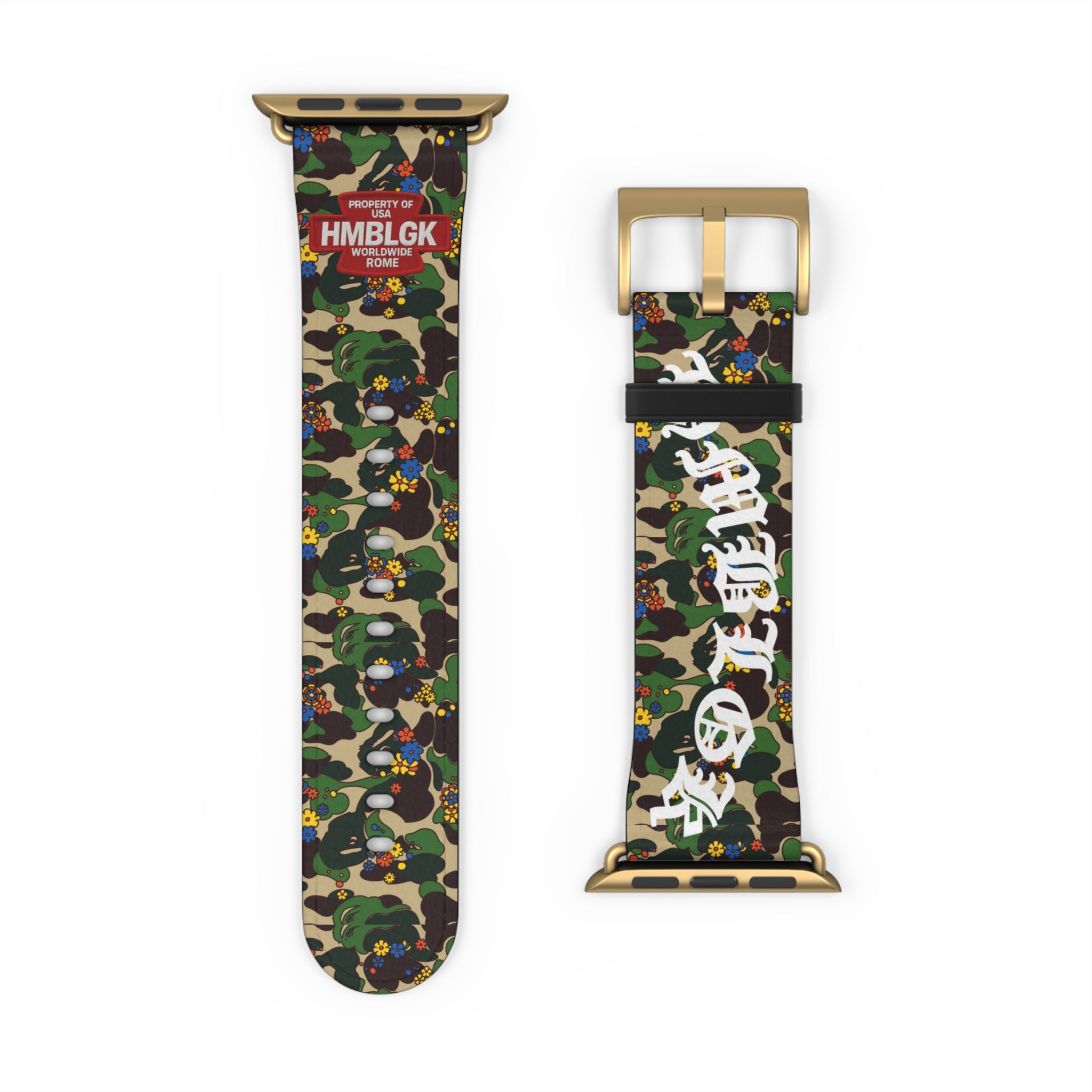 Blackletter Camouflage Watch Band