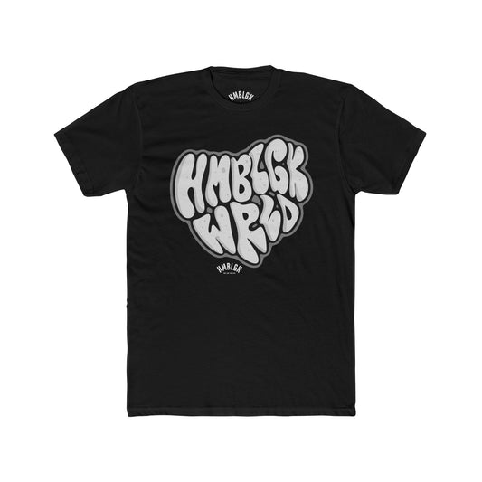 Stone Heart T-Shirt Black