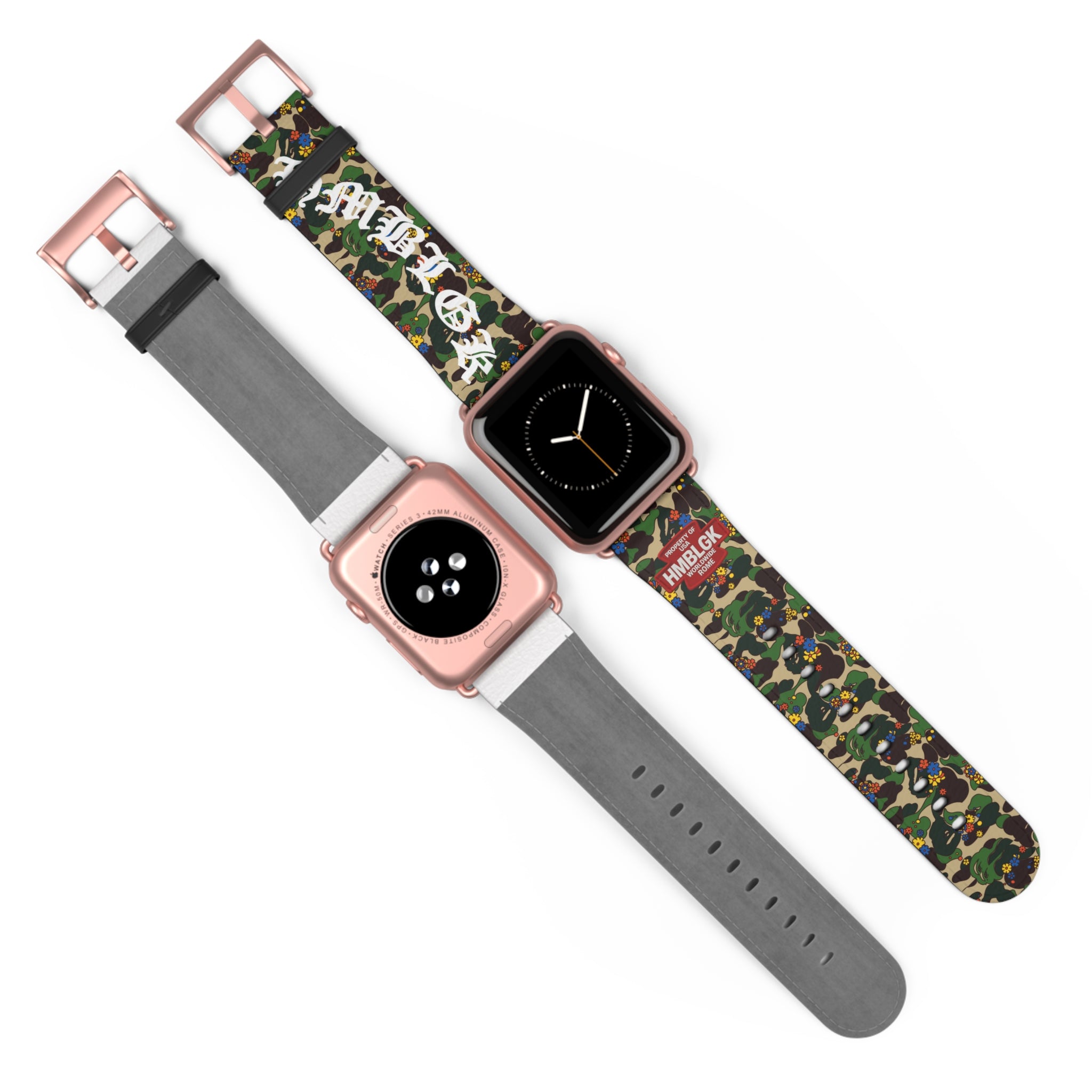 Blackletter Camouflage Watch Band