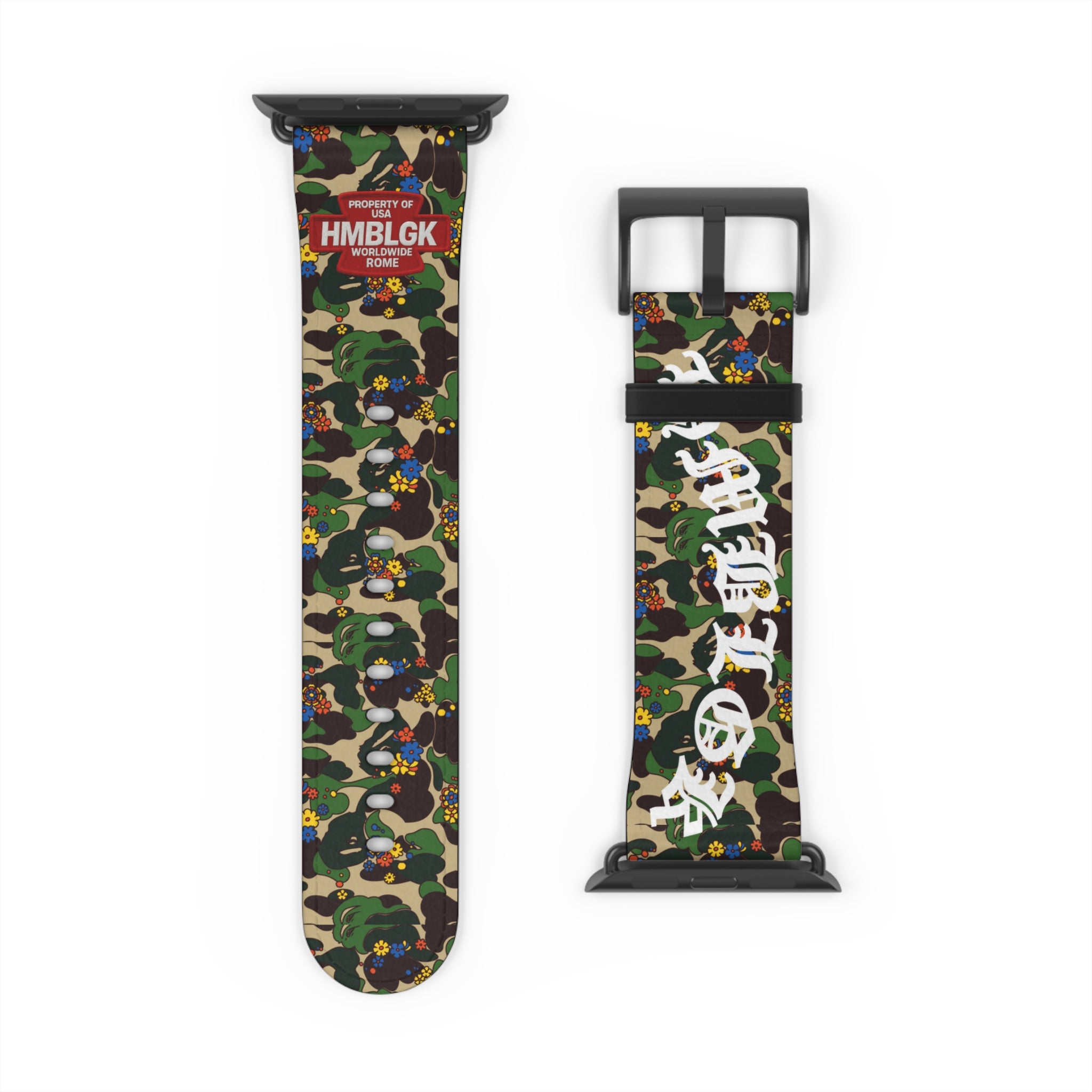 Blackletter Camouflage Watch Band