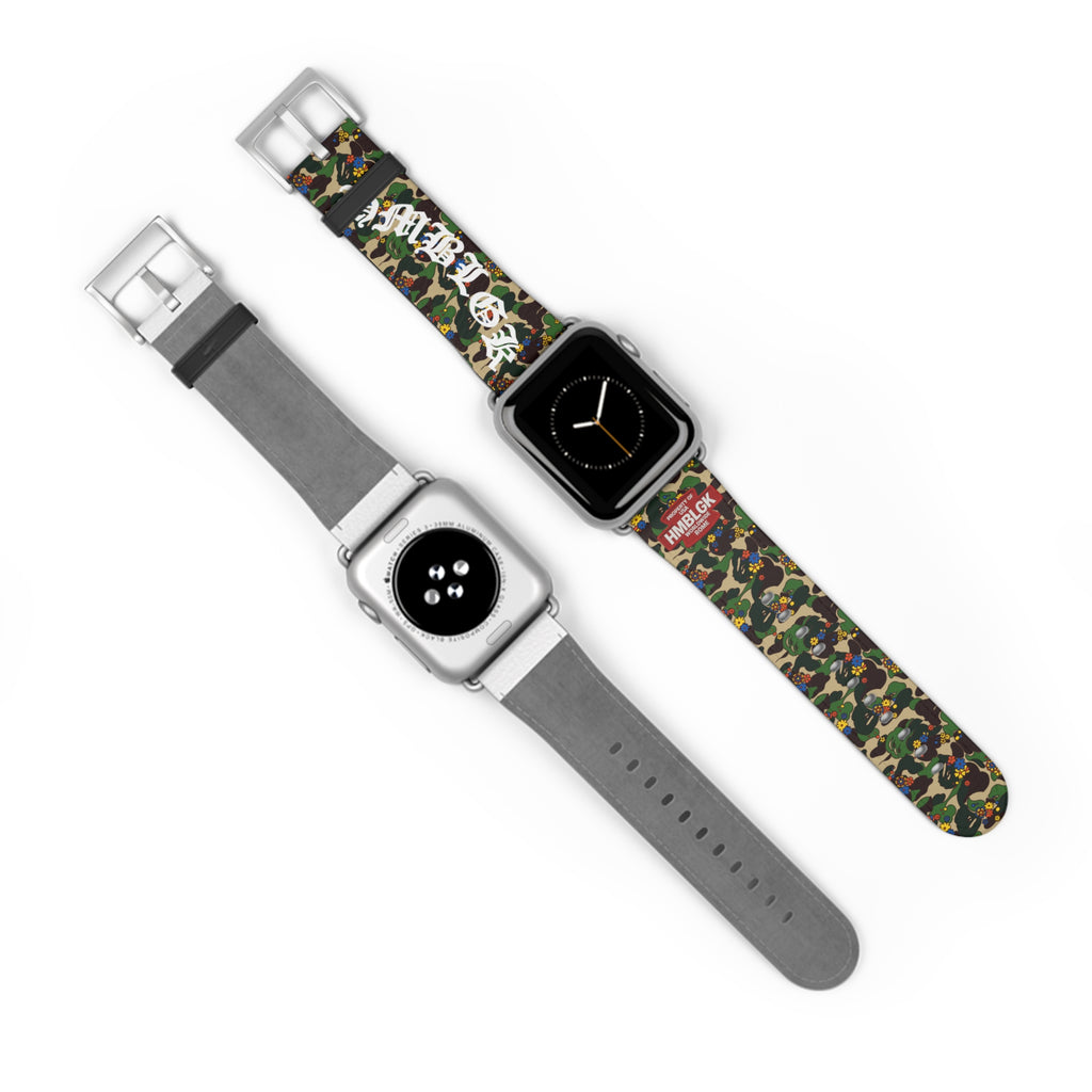 Blackletter Camouflage Watch Band